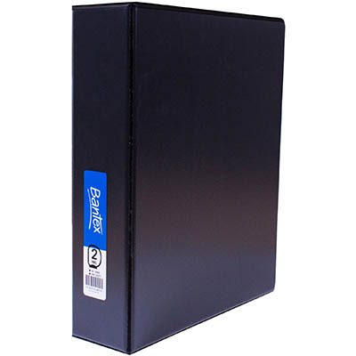 Image for BANTEX INSERT RING BINDER PP 2D 50MM A4 BLACK from Chris Humphrey Office National