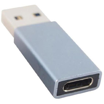 Image for SHINTARO ADAPTER USB-A MALE TO USB-C FEMALE BLUE from Office National Sydney Stationery