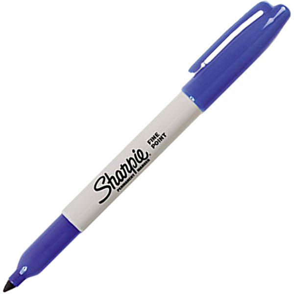 Image for SHARPIE PERMANENT MARKER BULLET FINE 1.0MM BLUE from Aztec Office National