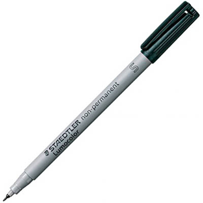 Image for STAEDTLER 311 LUMOCOLOR NON-PERMANENT MARKER BULLET SUPERFINE 0.4MM BLACK from Axsel Office National