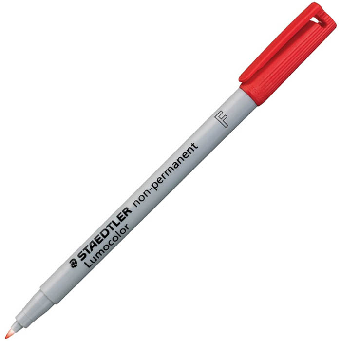 Image for STAEDTLER 316 LUMOCOLOR NON-PERMANENT MARKER FINE RED from Office National Sydney Stationery
