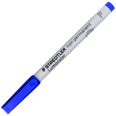 Image for STAEDTLER 316 LUMOCOLOR NON-PERMANENT MARKER FINE 0.6MM BLUE from Discount Office National