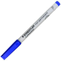 staedtler 316 lumocolor non-permanent marker fine 0.6mm blue