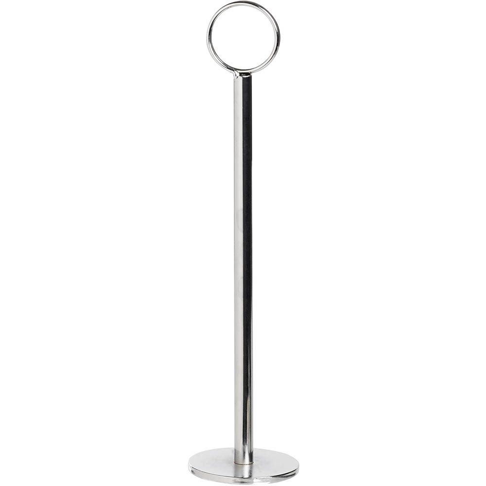 Image for ESSELTE TABLE NUMBER HOLDER 200MM SILVER from Angletons Office National