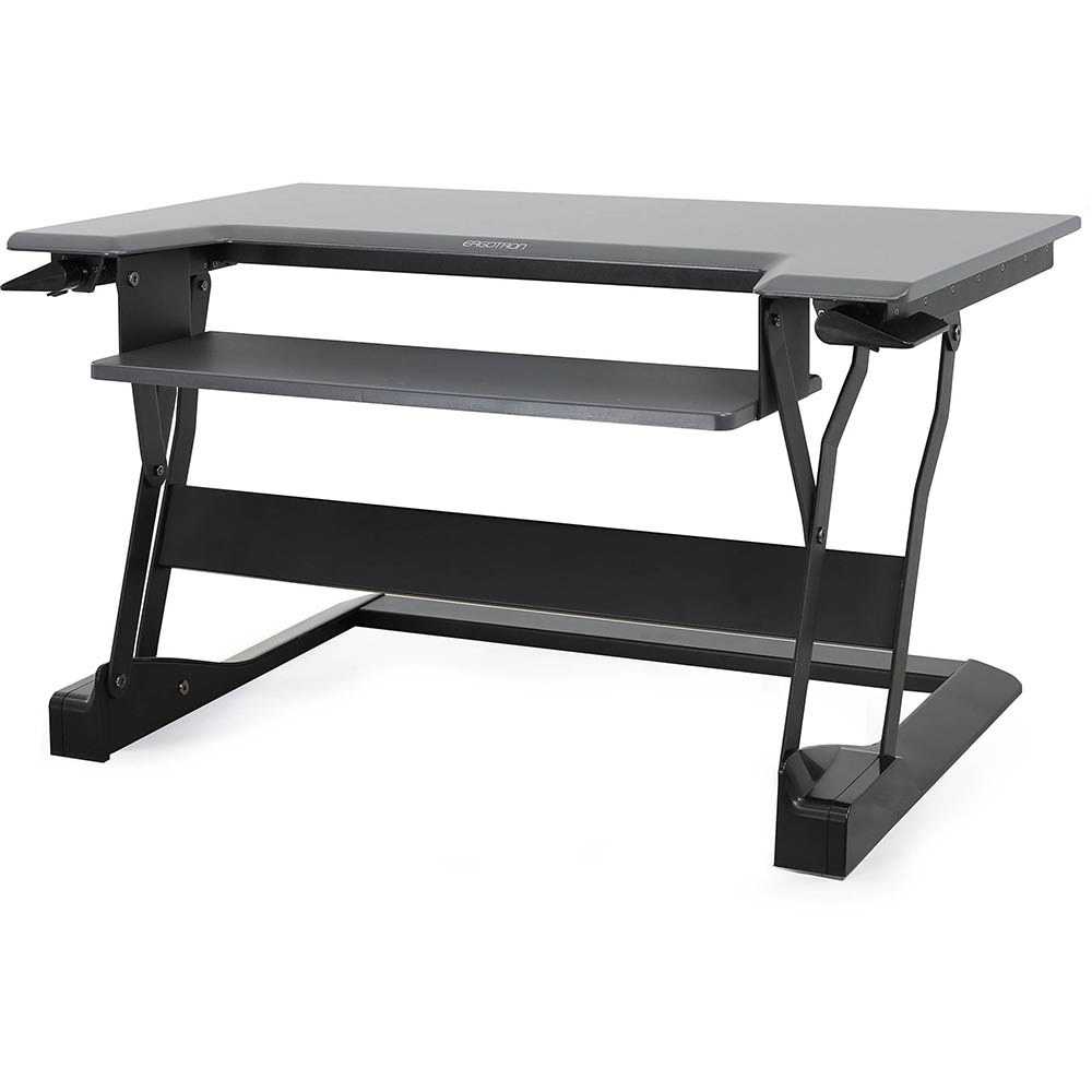 Image for ERGOTRON WORKFIT-T SIT-STAND DESKTOP WORKSTATION 586 X 889MM BLACK from Emerald Office Supplies Office National