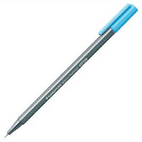 staedtler triplus 334 fineliner superfine pen 0.3mm aqua blue