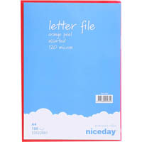 niceday letter file a4 assorted pack 100