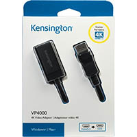 kensington vp4000 displayport adapter to hdmi 4k video
