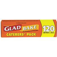 glad bake non-stick cooking paper 300mm x 120m roll