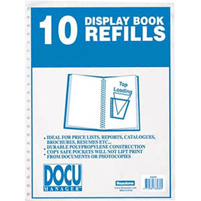 Image for BEAUTONE DISPLAY BOOK REFILL A4 PACK 10 from Coleman's Office National