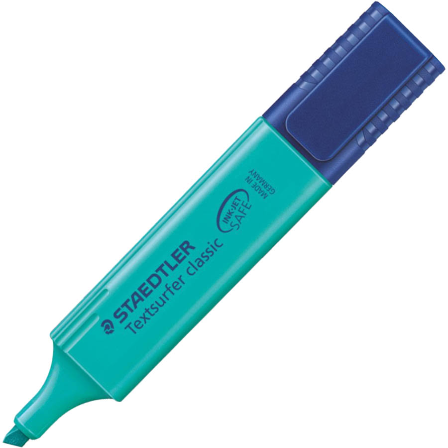 Image for STAEDTLER 364 TEXTSURFER CLASSIC HIGHLIGHTER CHISEL TURQUOISE from Coastal Office National