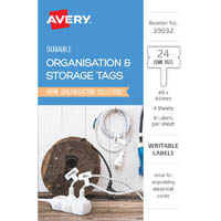 avery 39032 o-s cord tags white pack 24