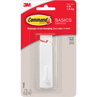 command large hook and two adhesive strips white