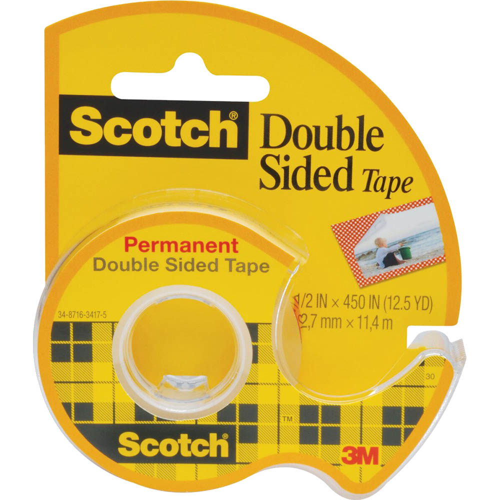 Image for SCOTCH 137 DOUBLE SIDED TAPE 12.7MM X 11M from Connelly's Office National