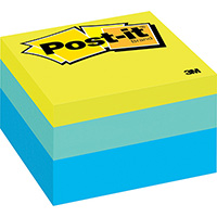 post-it 2056-rc note cube 76 x 76mm ribbon candy