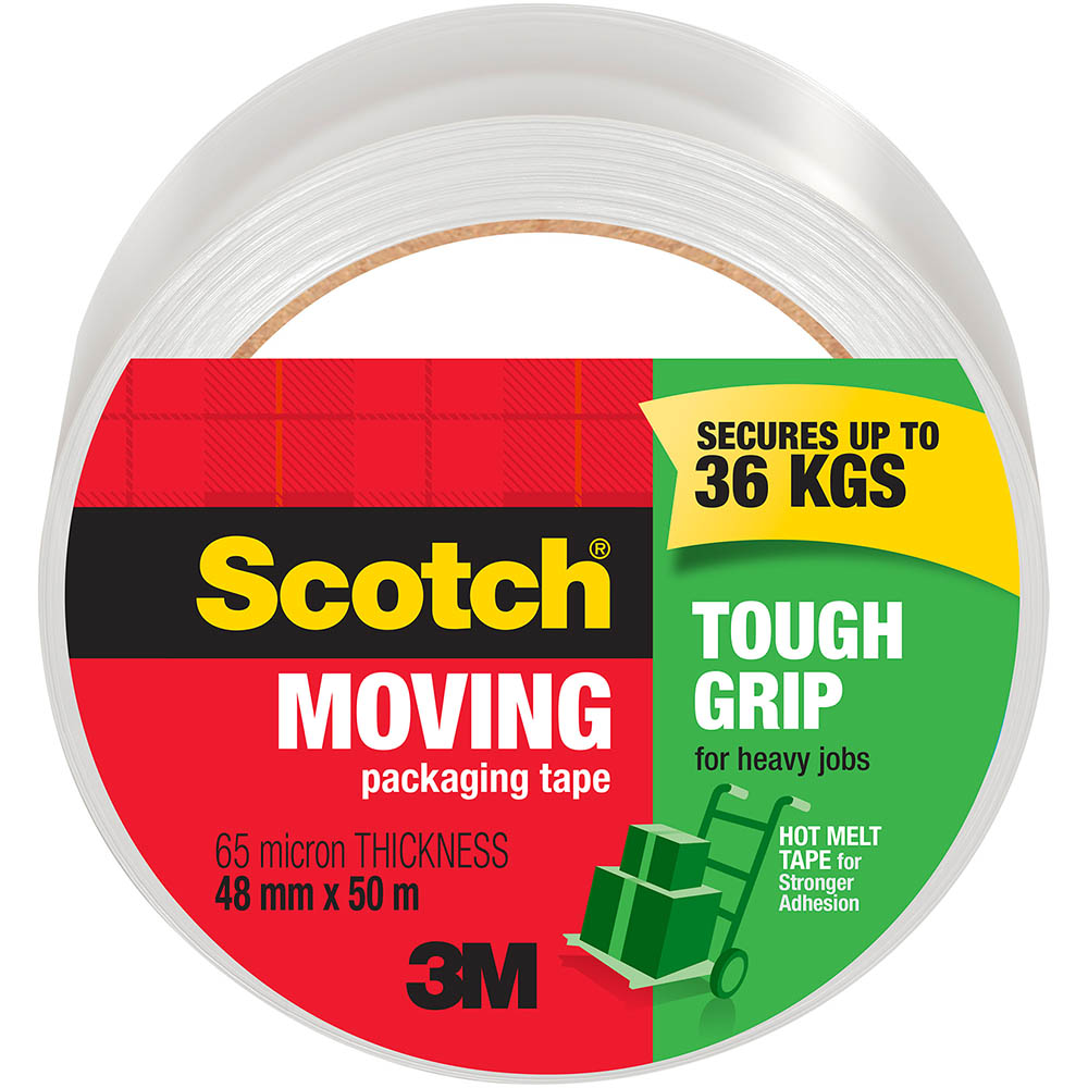 Image for SCOTCH 3500-AU TOUGH GRIP MOVING TAPE 48MM X 50M from Aztec Office National