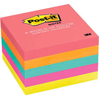 post-it 654-5an notes poptimistic  76 x 76mm pack 5
