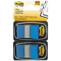 post-it 680-be2 flags blue twin pack 100