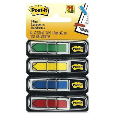 Image for POST-IT 684-ARR3 ARROW FLAGS 4 PRIMARY ASSORTED PACK 96 from Office National Barossa
