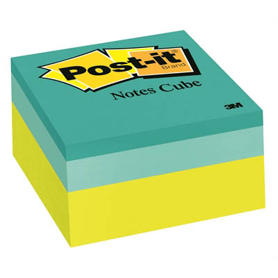 Image for POST-IT 2054-PP NOTE CUBE 76 X 76MM GREEN WAVE from Discount Office National