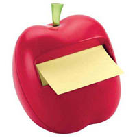post-it apl-330 pop-up note dispenser apple red