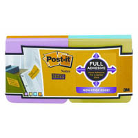 post-it f330-12ssau super sticky full adhesive notes 76 x 76mm rio de janeiro pack 12
