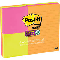 post-it 4633-9ssau super sticky notes value pack rio collection assorted
