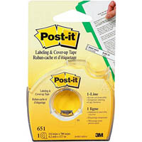 post-it 651 correction and cover up tape 1 line 4.2mm x 17.7m