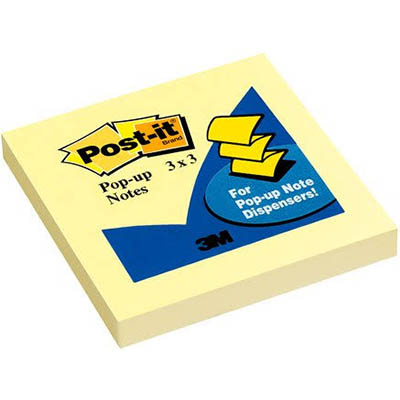 Image for POST-IT R330-YW POP UP NOTES 76 X 76MM YELLOW from Office National Whyalla