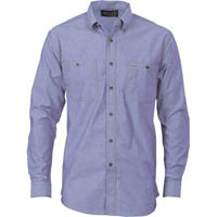 dnc cotton shirt twin pocket long