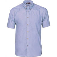 dnc business shirt polyester cotton short sleeve chambray