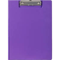 marbig clipfolder pe a4 summer colours purple