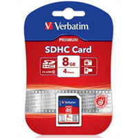 verbatim class 10 sdhc memory card 8gb