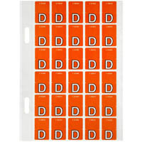 avery 44404 lateral file label top tab colour code d 20 x 30mm dark orange pack 150