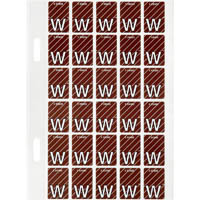 avery 44423 lateral file label top tab colour code w 20 x 30mm brown pack 150