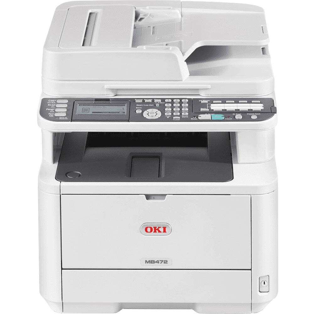 Image for OKI MB472DNW WIRELESS MULTIFUNCTION MONO LASER PRINTER A4 from Two Bays Office National
