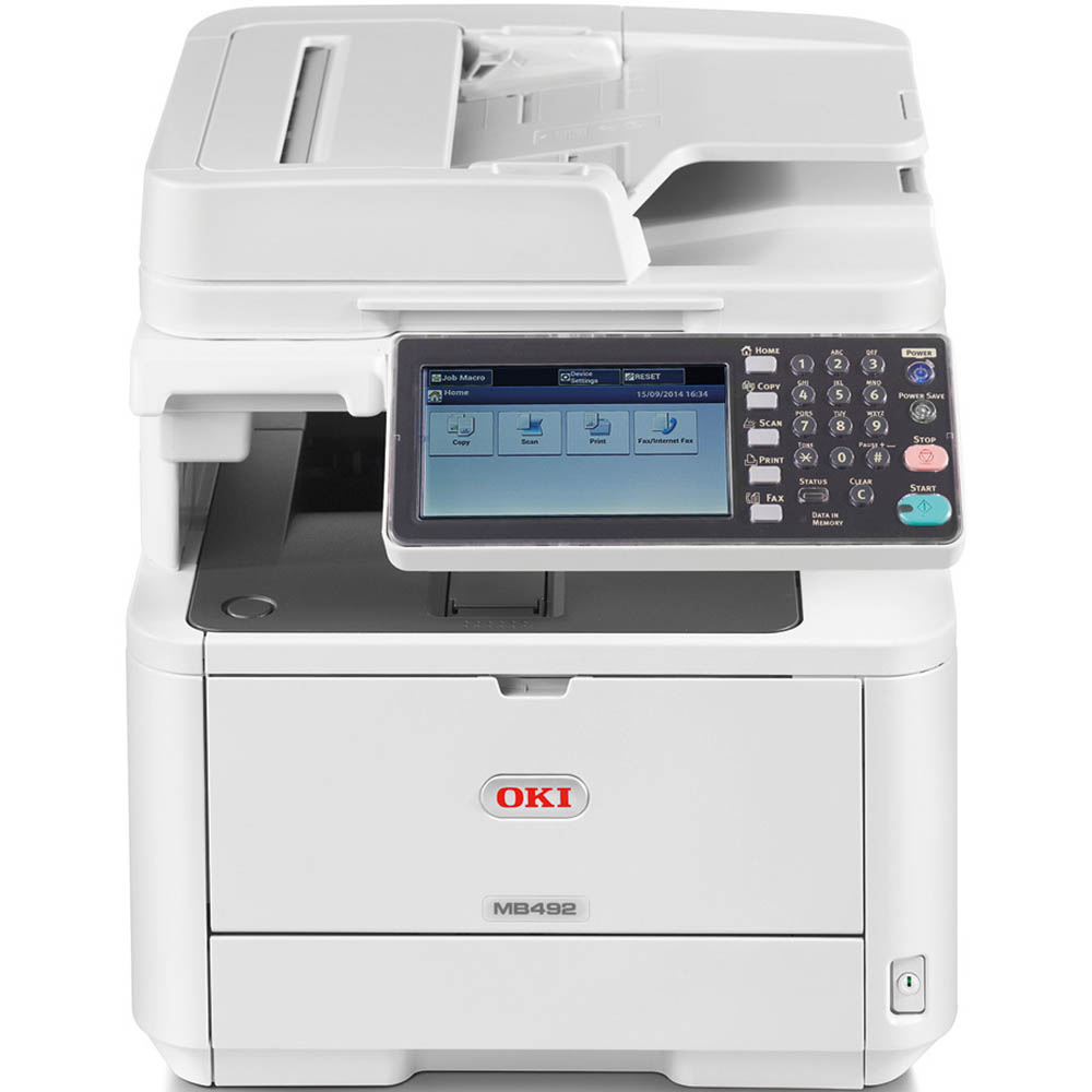 Image for OKI MB492DN MULTIFUNCTION MONO LASER PRINTER A4 from Two Bays Office National