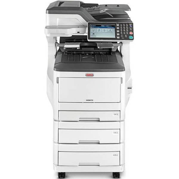 Image for OKI MC853DNX MULTIFUNCTION COLOUR LASER PRINTER DUPLEX, NETWORKED, 2ND/3RD PAPER TRAYS, CASTER BASE A3 from Office National Capalaba