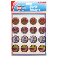 quikstik merit stickers recognition 30mm pack 112