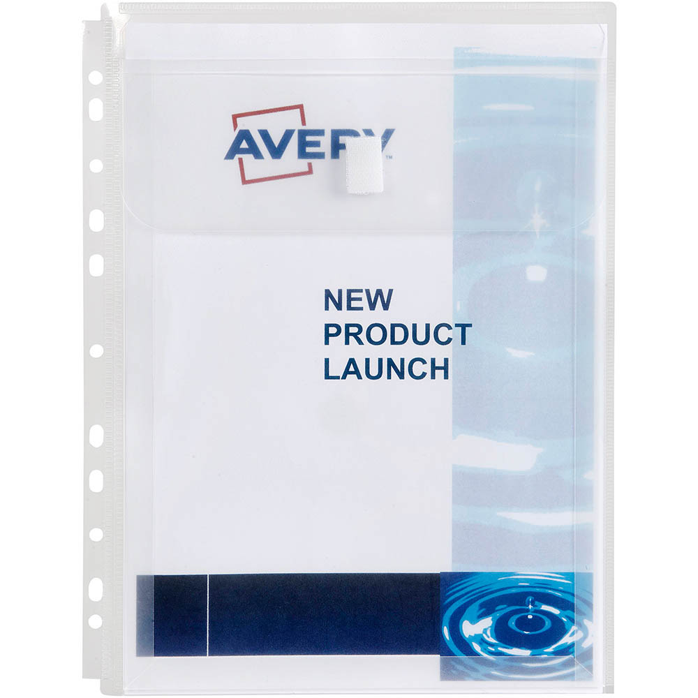 Image for AVERY 47902 POCKET EXPANDABLE A4 50 SHEETS CLEAR PACK 5 from Mackay Business Machines (MBM) Office National
