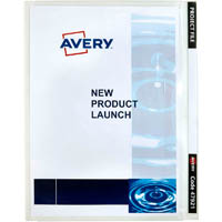 avery 47921 project file a4 20 sheets clear