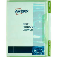 avery 47922 project file a4 20 sheets green