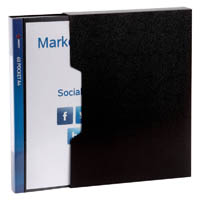 avery 47937 display book insert cover 60 pocket a4 black