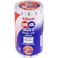 quikstik mark ii pricing gun label permanent best before 1000 labels/roll 23 x 16mm white pack 5