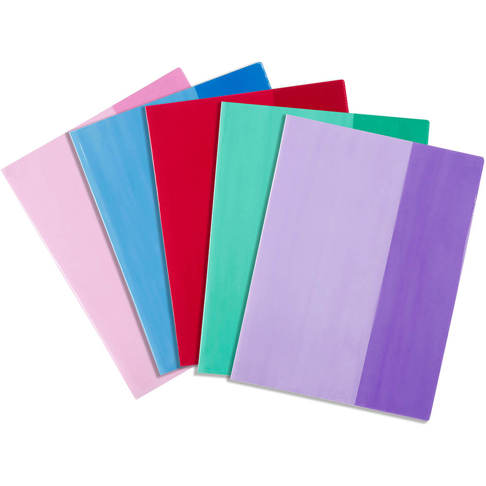 Image for CONTACT BOOK SLEEVES 9 X 7 INCH ASSORTED PACK 25 from Office National Balcatta
