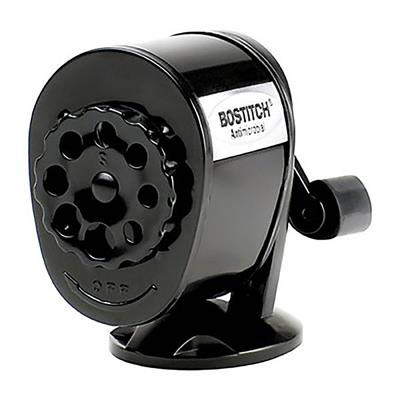 Image for BOSTITCH ANTIMICROBIAL MANUAL PENCIL SHARPENER MULTI-HOLE BLACK from Angletons Office National