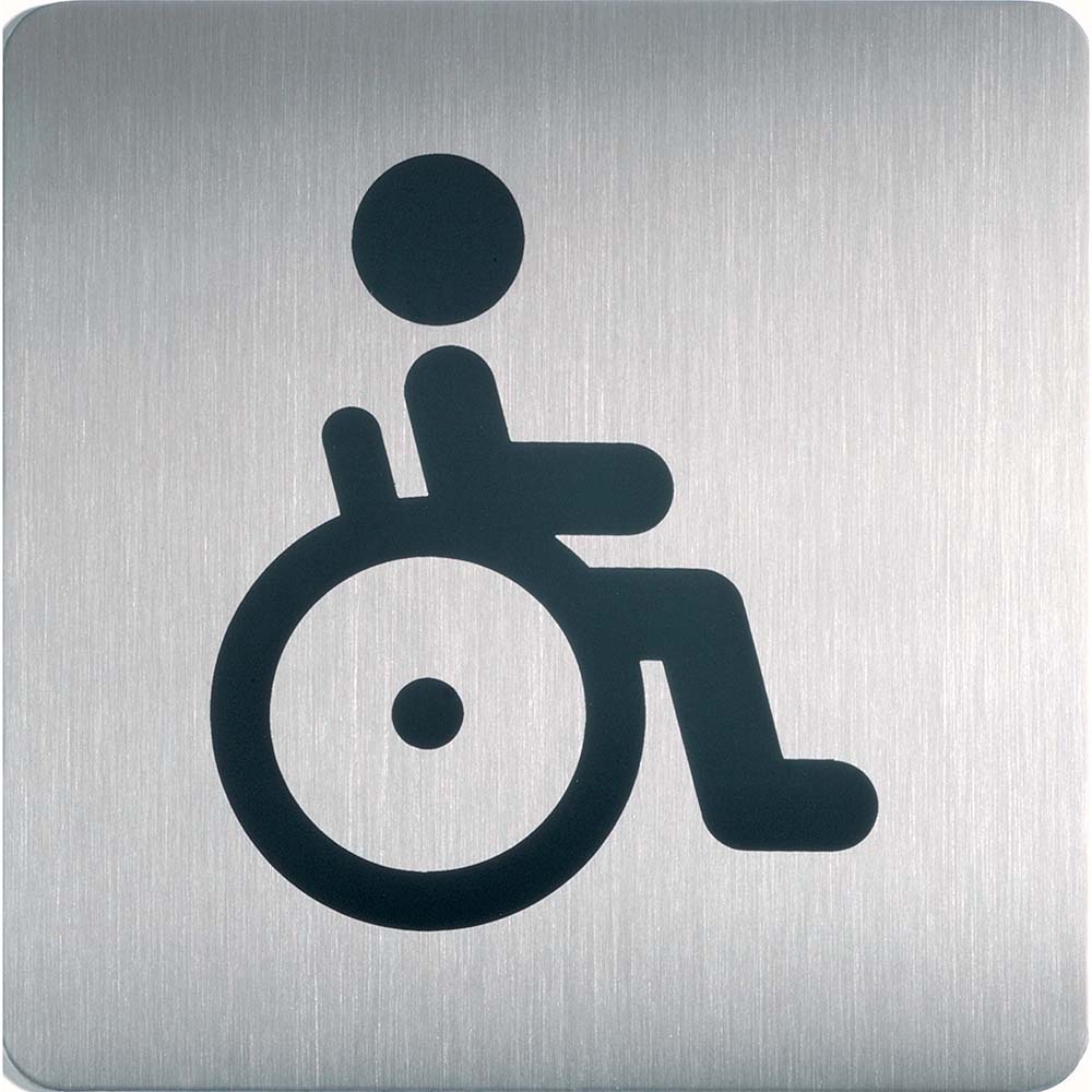Image for DURABLE PICTOGRAM SIGN SQUARE WC DISABLED 150MM from Office National Sydney Stationery