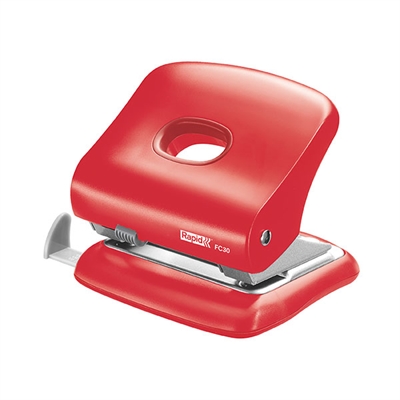 Image for RAPID FC30 2 HOLE PUNCH RED from Office National Capalaba