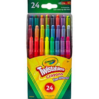 crayola mini twistable crayons fun effects assorted pack 24
