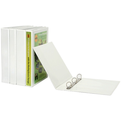 Image for MARBIG CLEARVIEW INSERT RING BINDER 3D 65MM A4 WHITE from Office National Sydney Stationery